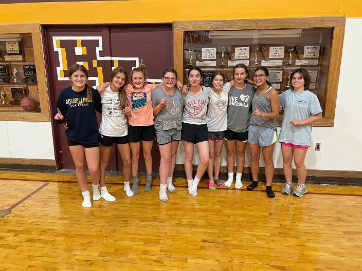 JH Girls Volleyball Team